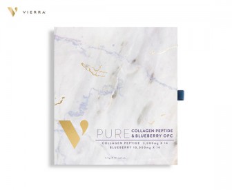Vierra 惟爱论 Vierra 花青素胜肽胶原蛋白粉 14条/盒 Vierra 惟爱论 Vierra 花青素胜肽胶原蛋白粉 14条/盒